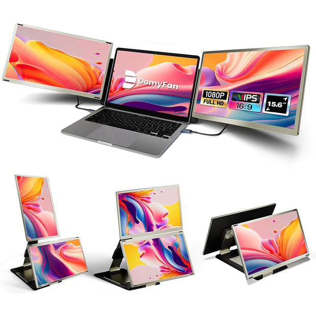 Domyfan S6 Triple Screen Laptop Screen Extender